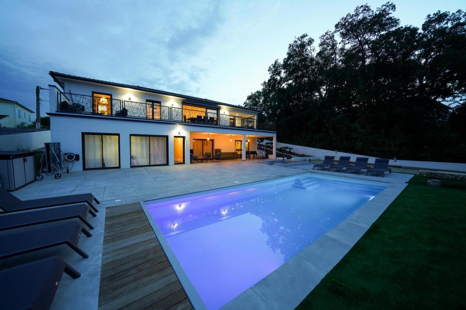 Tres Belle Villa A Ghisonaccia Avec Piscine Chauffee Kültér fotó