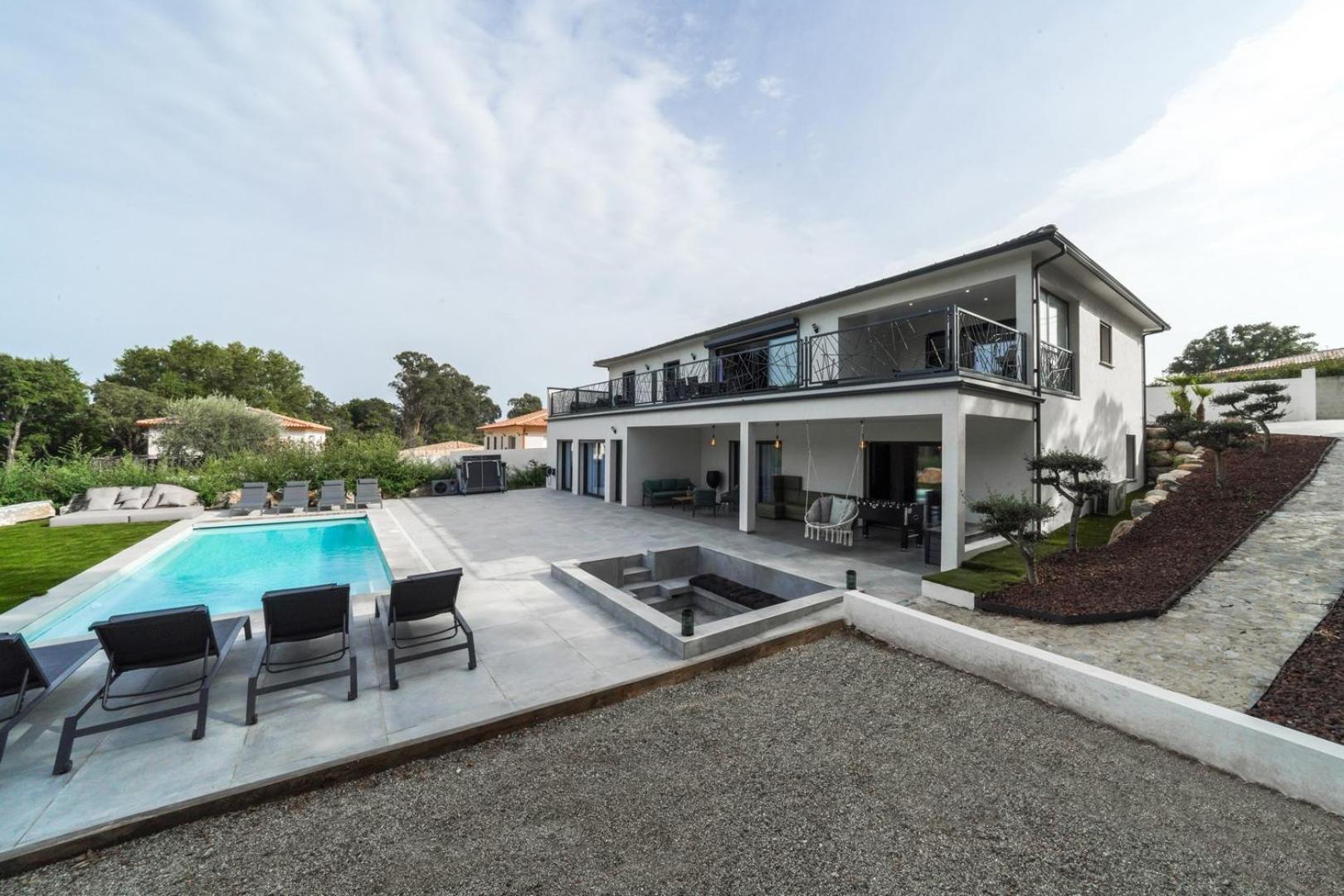 Tres Belle Villa A Ghisonaccia Avec Piscine Chauffee Kültér fotó